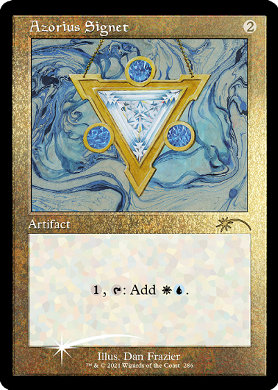 Azorius Signet (Retro) (Foil Etched) [Secret Lair Drop Series] | Card Merchant Takapuna