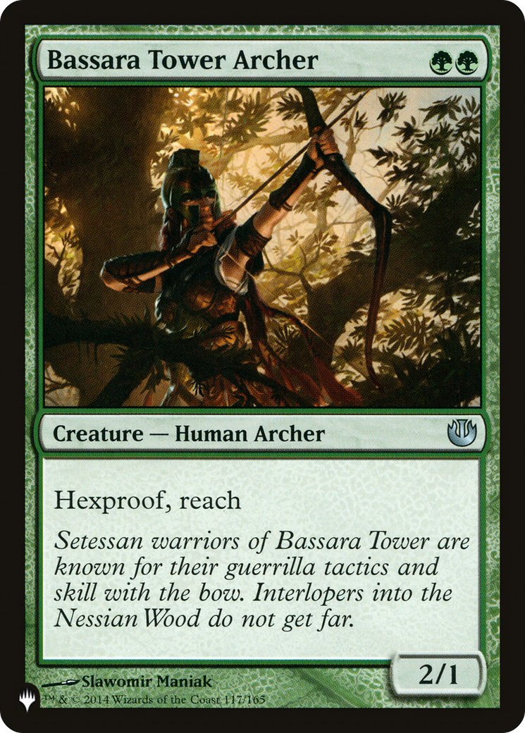 Bassara Tower Archer [The List Reprints] | Card Merchant Takapuna