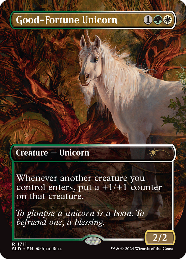 Good-Fortune Unicorn [Secret Lair Drop Series] | Card Merchant Takapuna