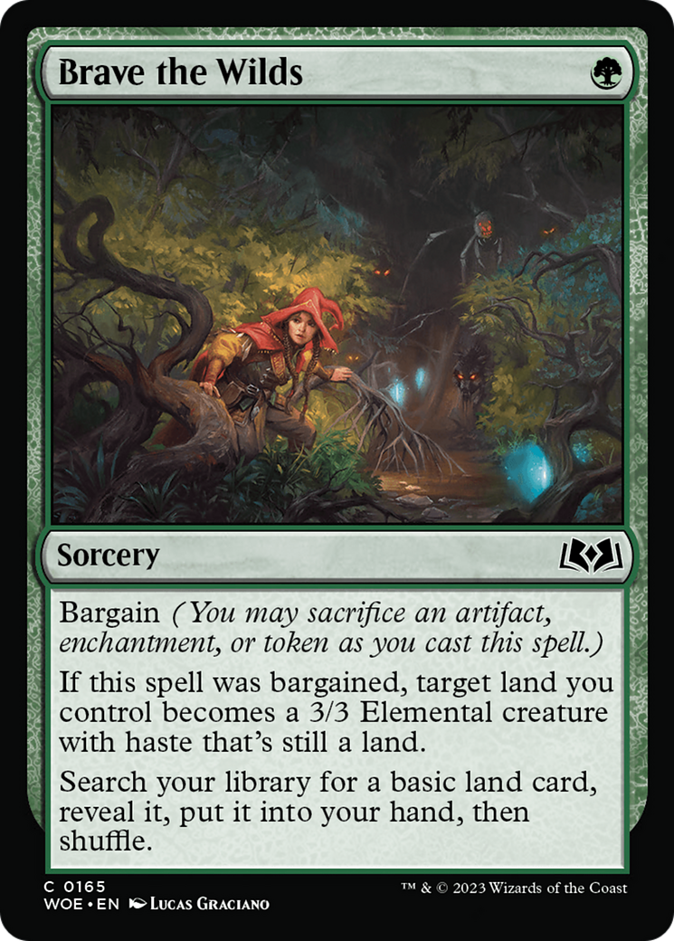 Brave the Wilds [Wilds of Eldraine] | Card Merchant Takapuna