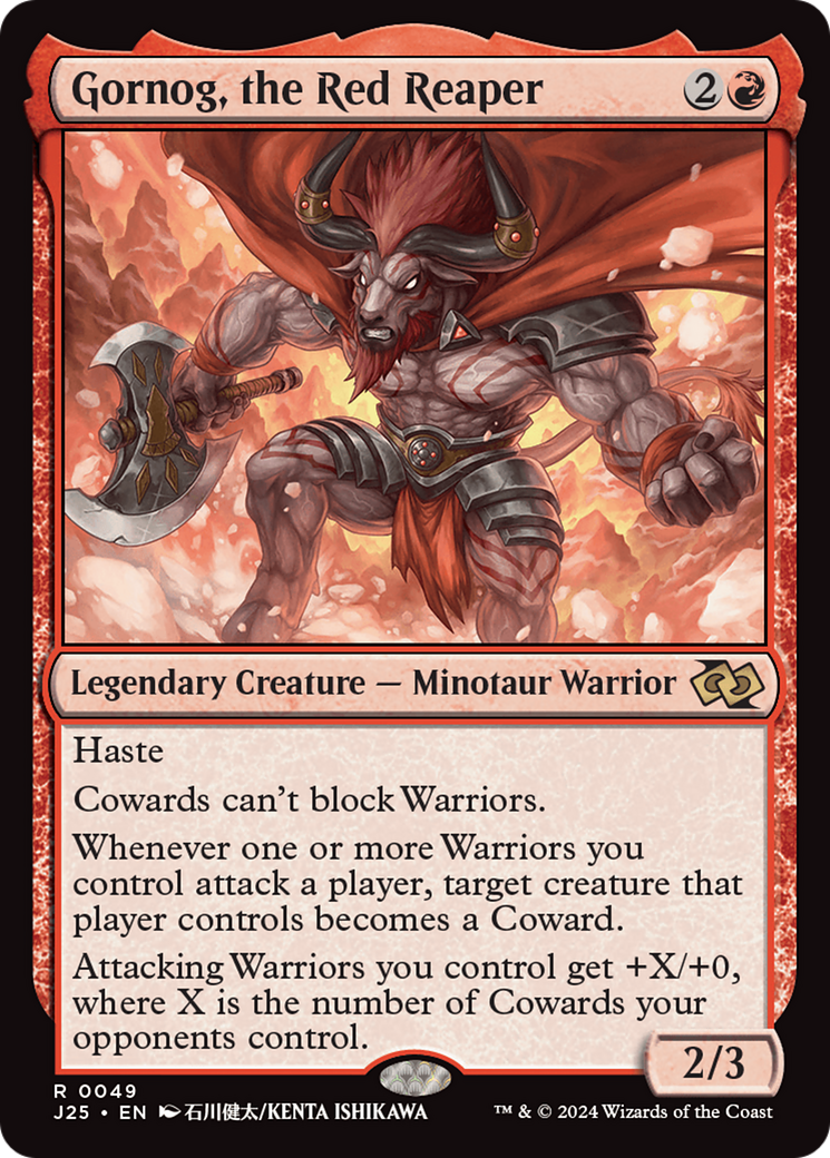 Gornog, the Red Reaper (Anime) [Foundations Jumpstart] | Card Merchant Takapuna