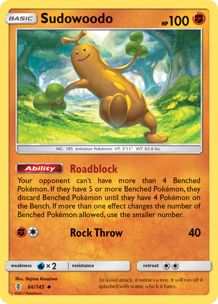 Sudowoodo (66/145) [Sun & Moon: Guardians Rising] | Card Merchant Takapuna