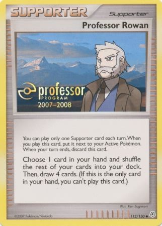 Professor Rowan (112/130) (2007) [Professor Program Promos] | Card Merchant Takapuna