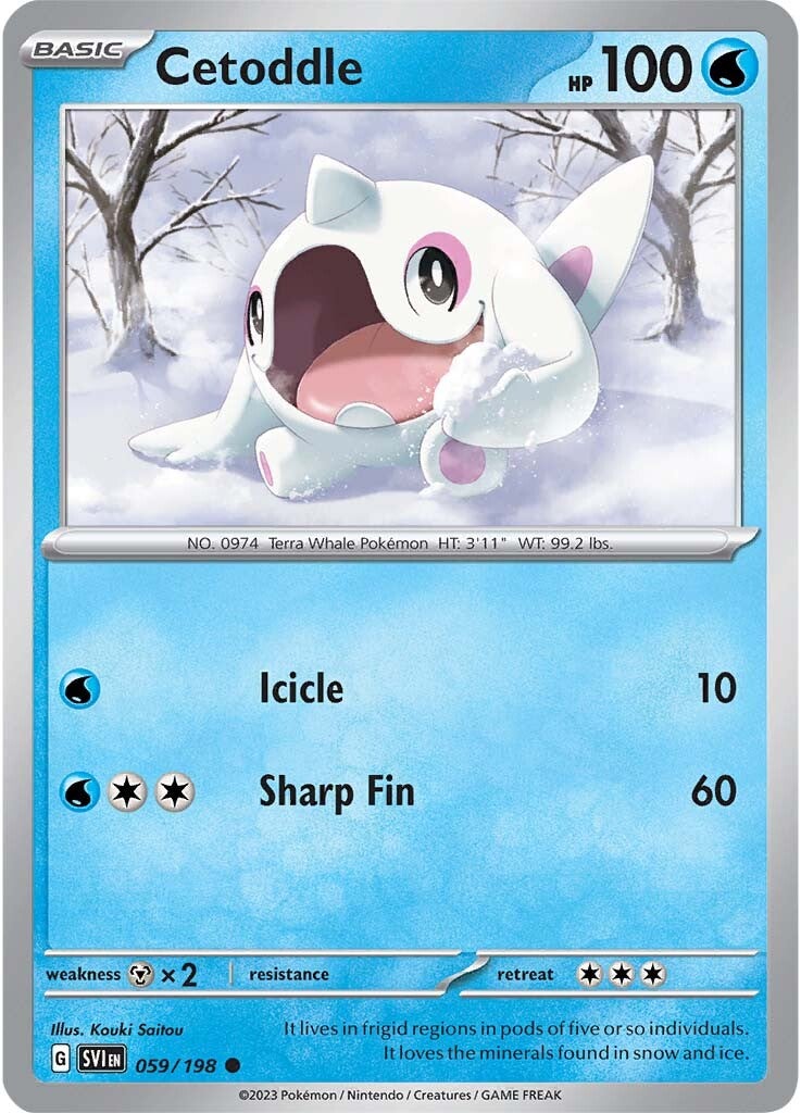 Cetoddle (059/198) [Scarlet & Violet: Base Set] | Card Merchant Takapuna