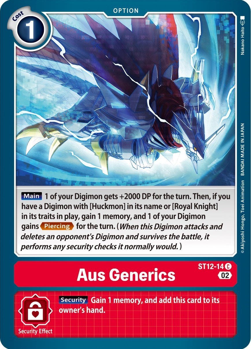 Aus Generics [ST12-14] [Starter Deck: Jesmon] | Card Merchant Takapuna