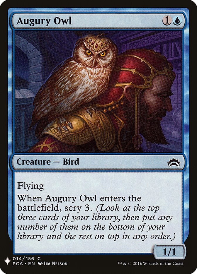 Augury Owl [Mystery Booster] | Card Merchant Takapuna