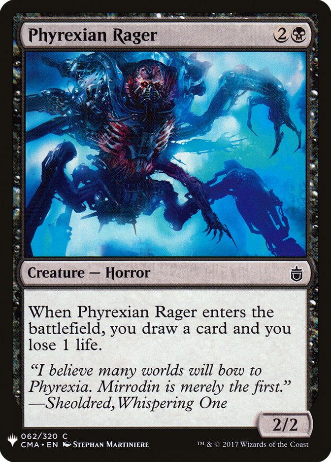 Phyrexian Rager [Mystery Booster] | Card Merchant Takapuna