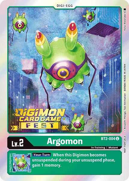 Argomon [BT2-004] (Digimon Card Game Fest 2022) [Release Special Booster Promos] | Card Merchant Takapuna