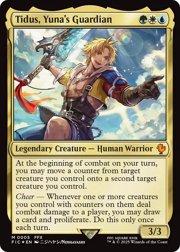 Tidus, Yuna's Guardian [FINAL FANTASY Commander] | Card Merchant Takapuna