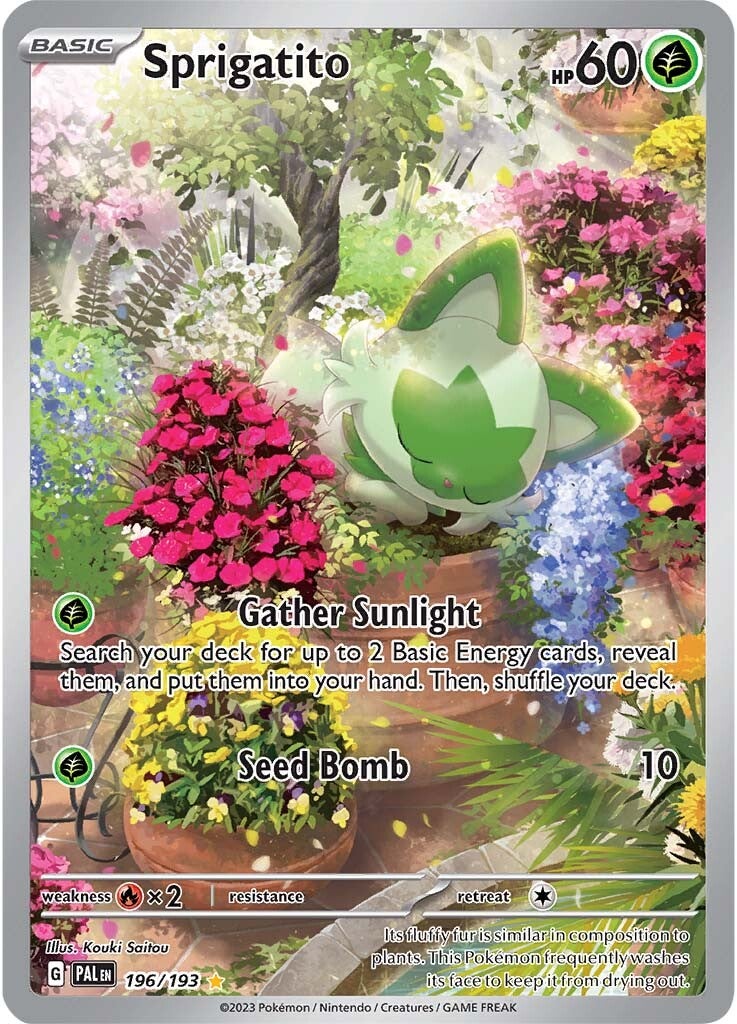 Sprigatito (196/193) [Scarlet & Violet: Paldea Evolved] | Card Merchant Takapuna