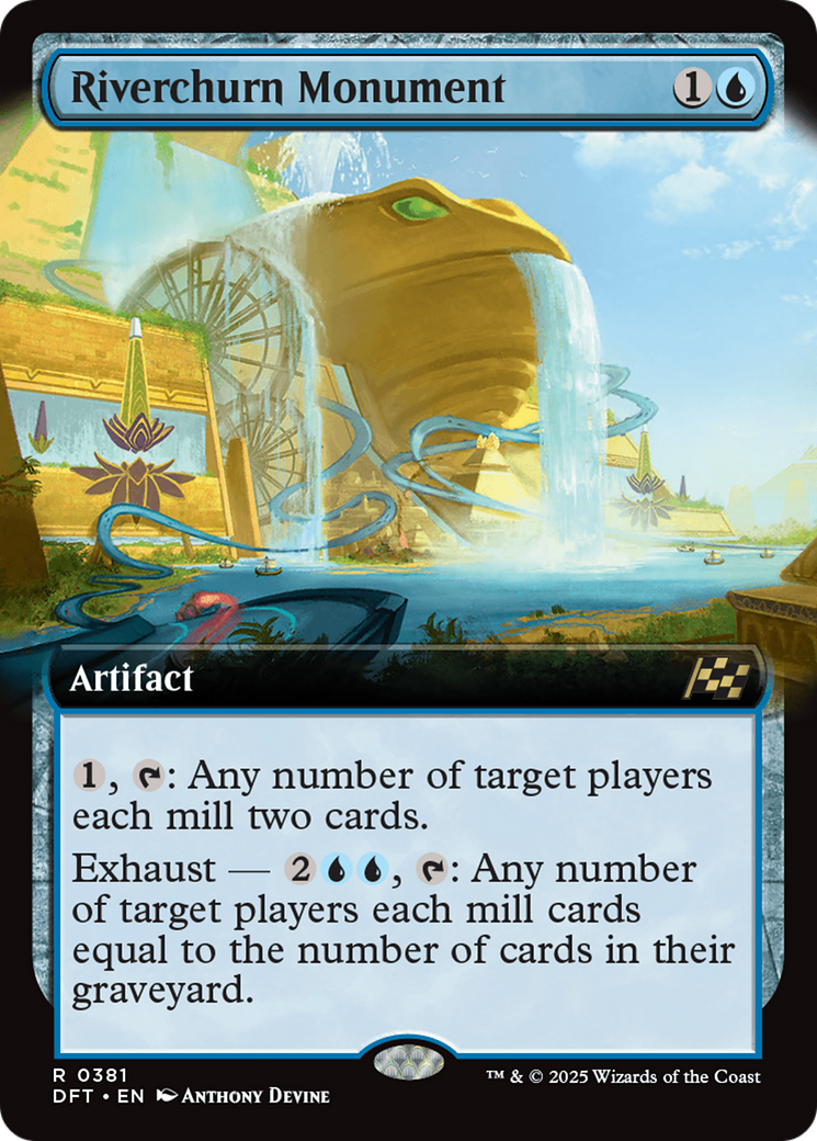 Riverchurn Monument (Extended Art) [Aetherdrift] | Card Merchant Takapuna