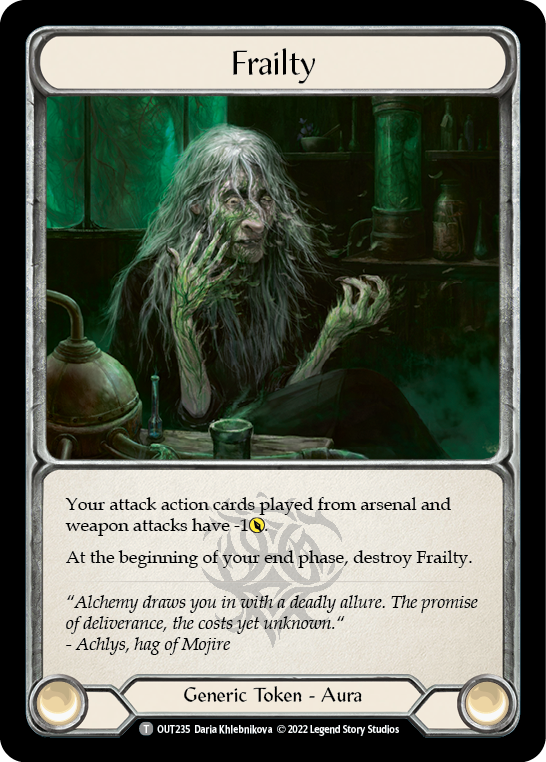 Frailty [OUT235] (Outsiders) | Card Merchant Takapuna