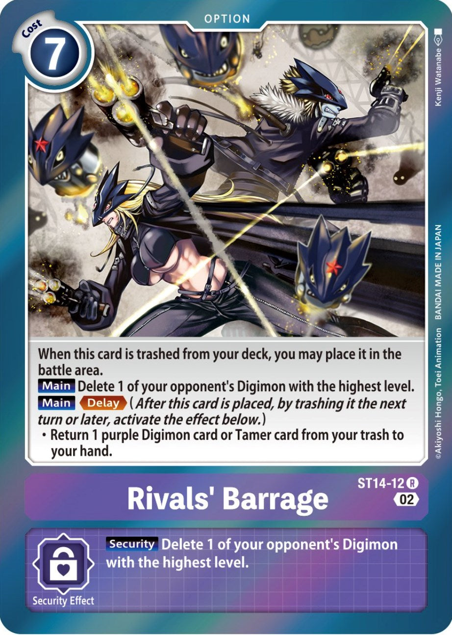 Rival's Barrage [ST14-12] [Starter Deck: Beelzemon Advanced Deck Set] | Card Merchant Takapuna