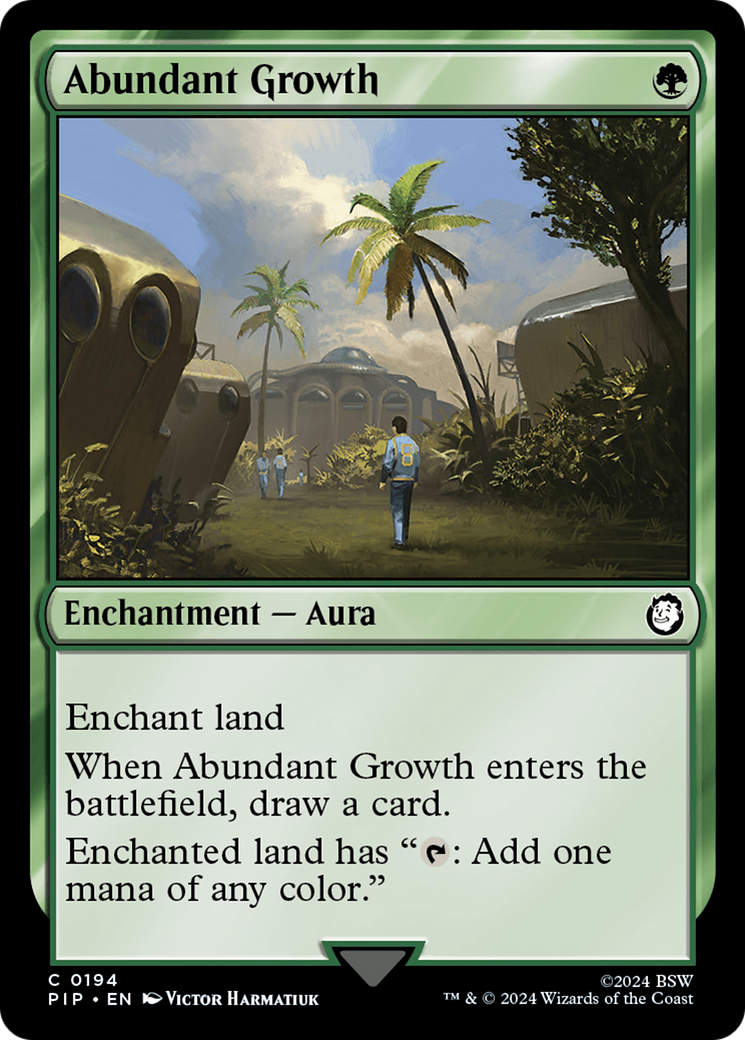 Abundant Growth [Fallout] | Card Merchant Takapuna