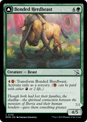 Bonded Herdbeast // Plated Kilnbeast [March of the Machine] | Card Merchant Takapuna