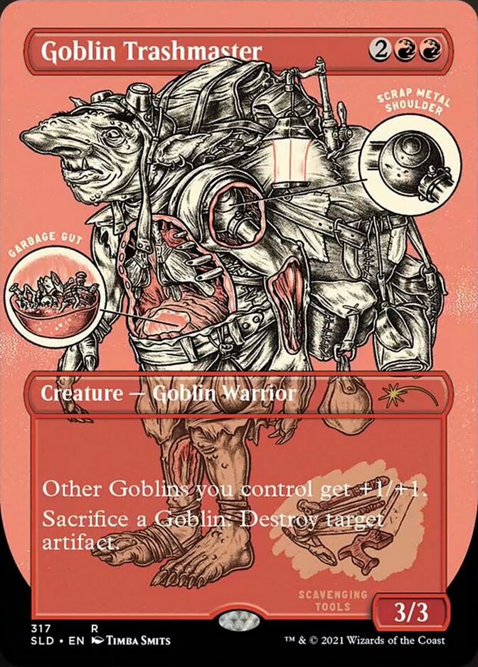 Goblin Trashmaster (Borderless Foil Etched) [Secret Lair Drop Series] | Card Merchant Takapuna