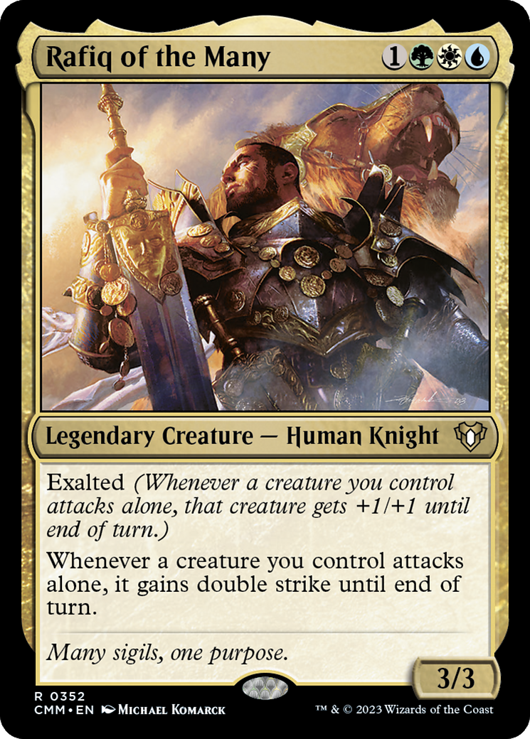 Rafiq of the Many [Commander Masters] | Card Merchant Takapuna