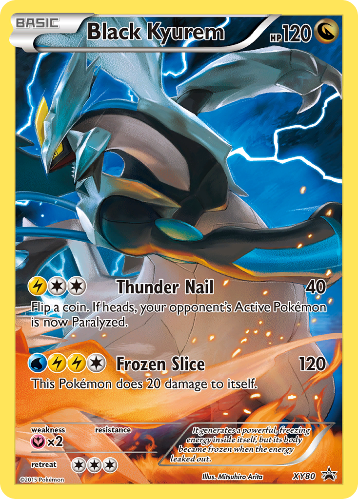 Black Kyurem (XY80) (Full Art Promo) [XY: Black Star Promos] | Card Merchant Takapuna