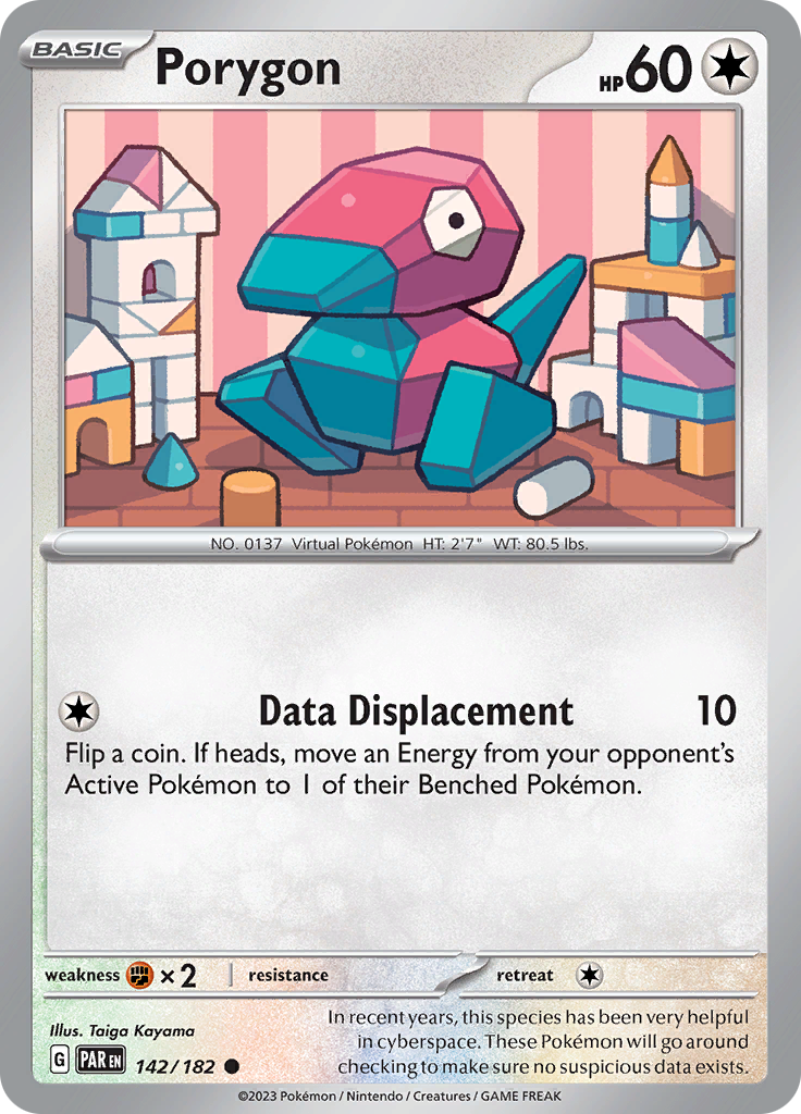 Porygon (142/182) [Scarlet & Violet: Paradox Rift] | Card Merchant Takapuna