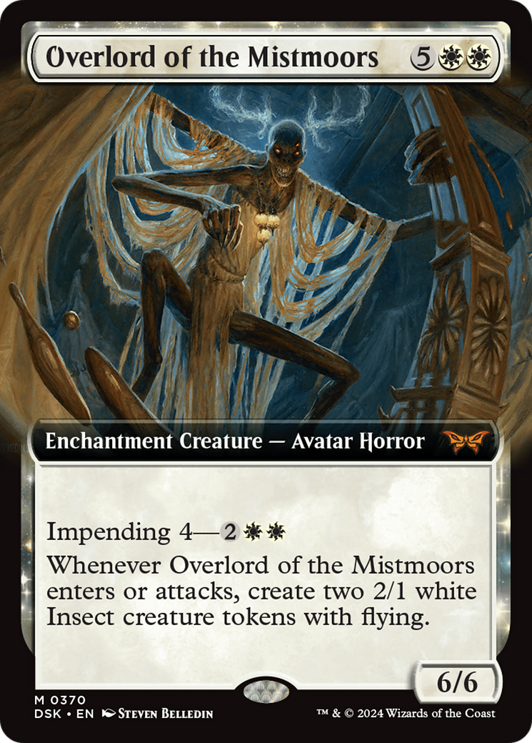 Overlord of the Mistmoors (Extended Art) [Duskmourn: House of Horror] | Card Merchant Takapuna