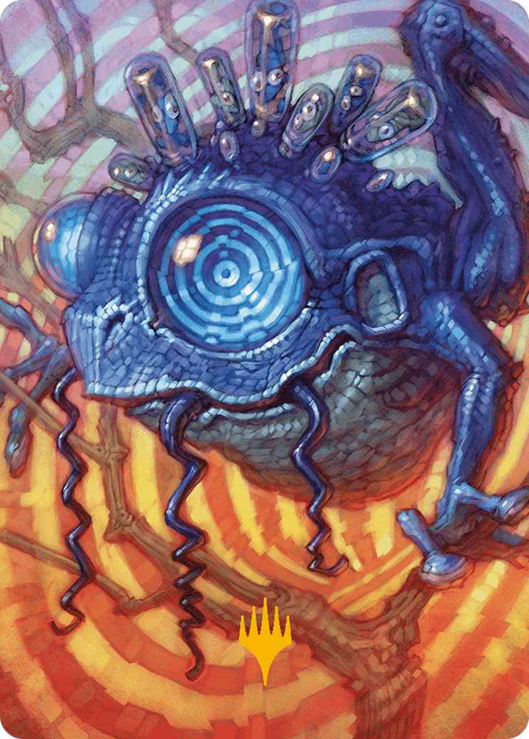 Psychic Frog Art Card (Gold-Stamped Planeswalker Symbol) [Modern Horizons 3 Art Series] | Card Merchant Takapuna