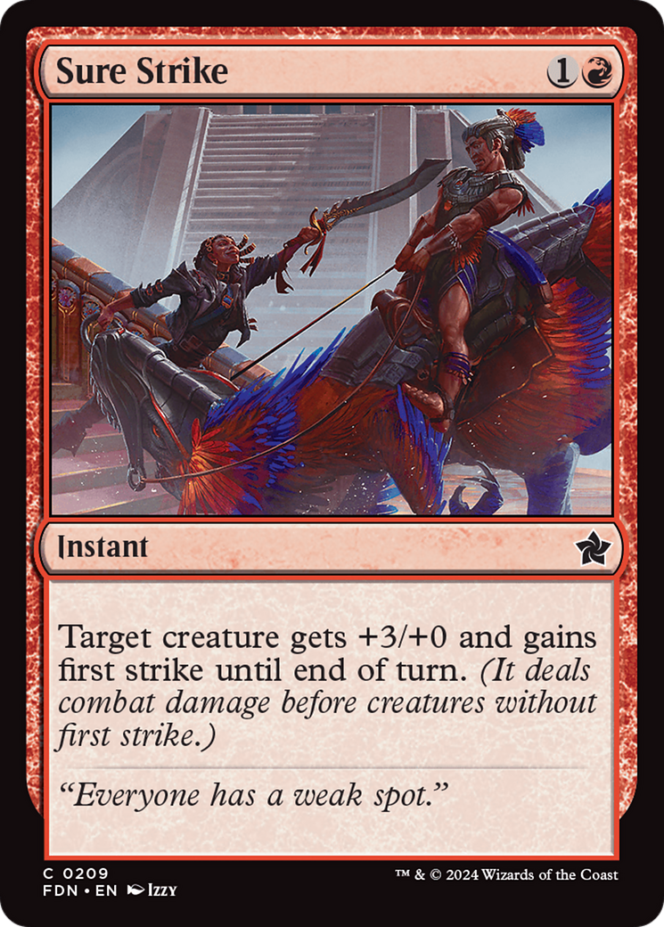 Sure Strike [Foundations] | Card Merchant Takapuna