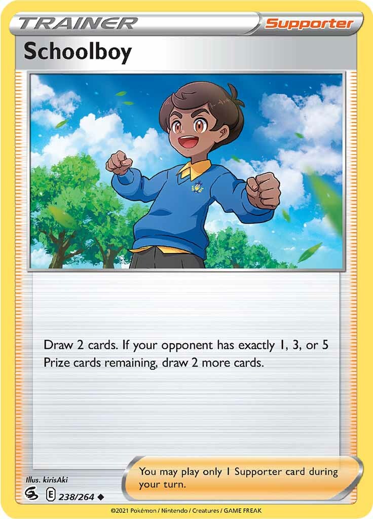 Schoolboy (238/264) [Sword & Shield: Fusion Strike] | Card Merchant Takapuna