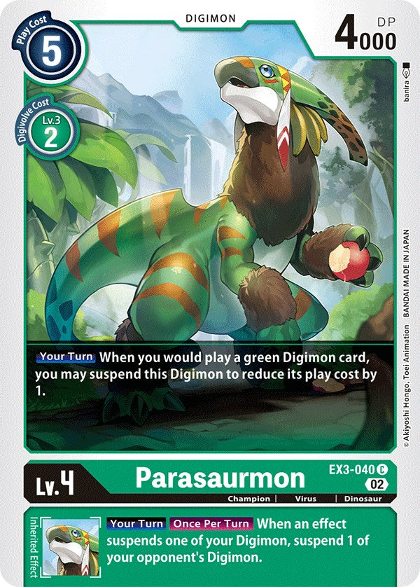 Parasaurmon [EX3-040] [Draconic Roar] | Card Merchant Takapuna