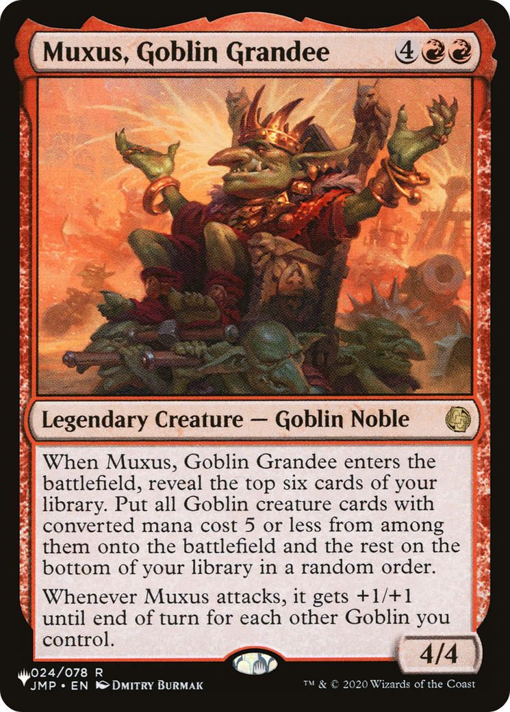 Muxus, Goblin Grandee [The List] | Card Merchant Takapuna