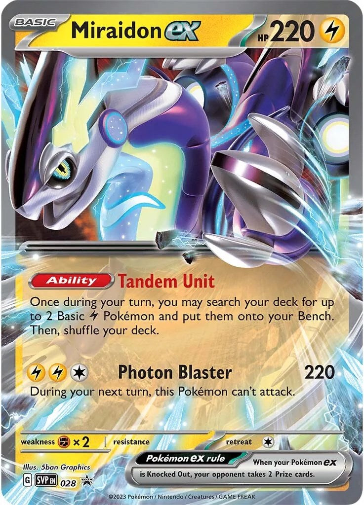 Miraidon ex (028) [Scarlet & Violet: Black Star Promos] | Card Merchant Takapuna