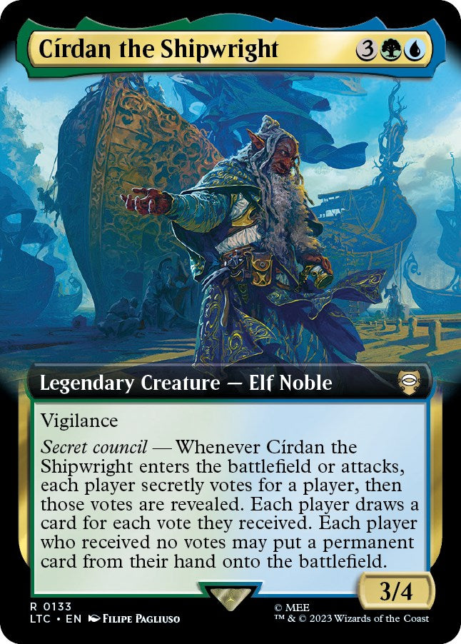 Cirdan the Shipwright (Extended Art) [The Lord of the Rings: Tales of Middle-Earth Commander] | Card Merchant Takapuna