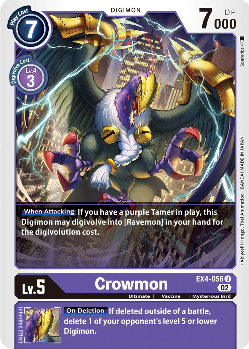 Crowmon [EX4-056] [Alternative Being Booster] | Card Merchant Takapuna