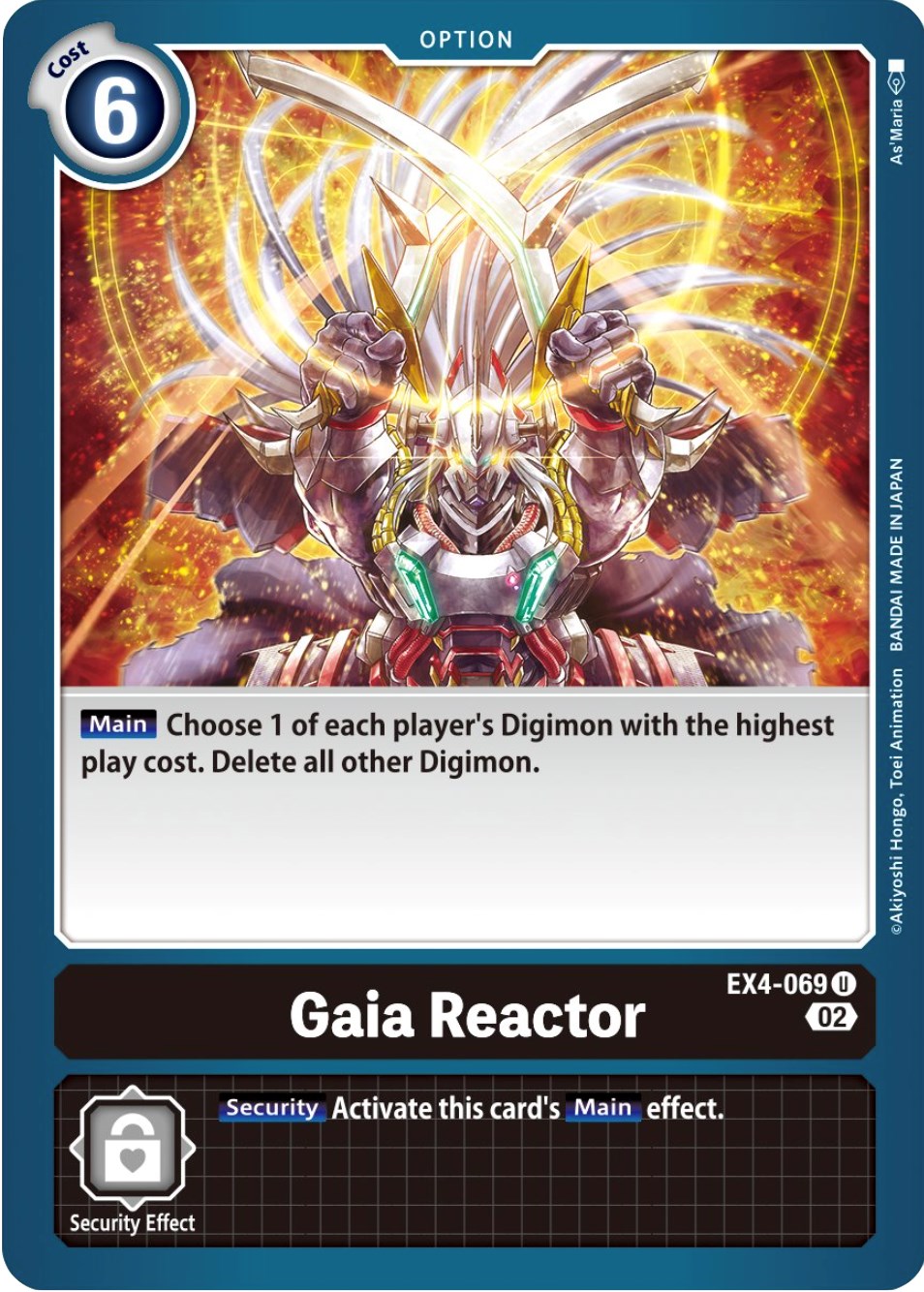 Gaia Reactor [EX4-069] [Alternative Being Booster] | Card Merchant Takapuna