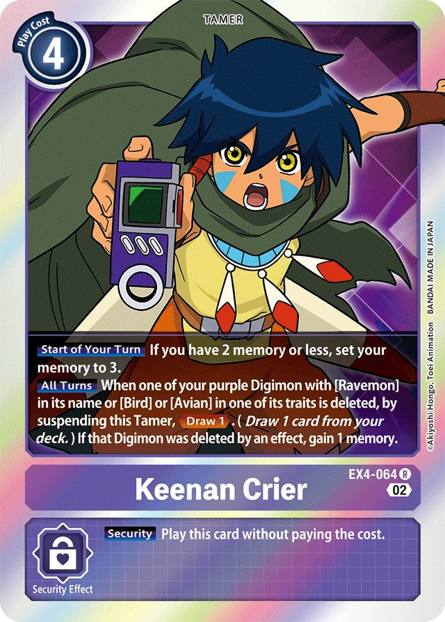 Keenan Crier [EX4-064] [Alternative Being Booster] | Card Merchant Takapuna