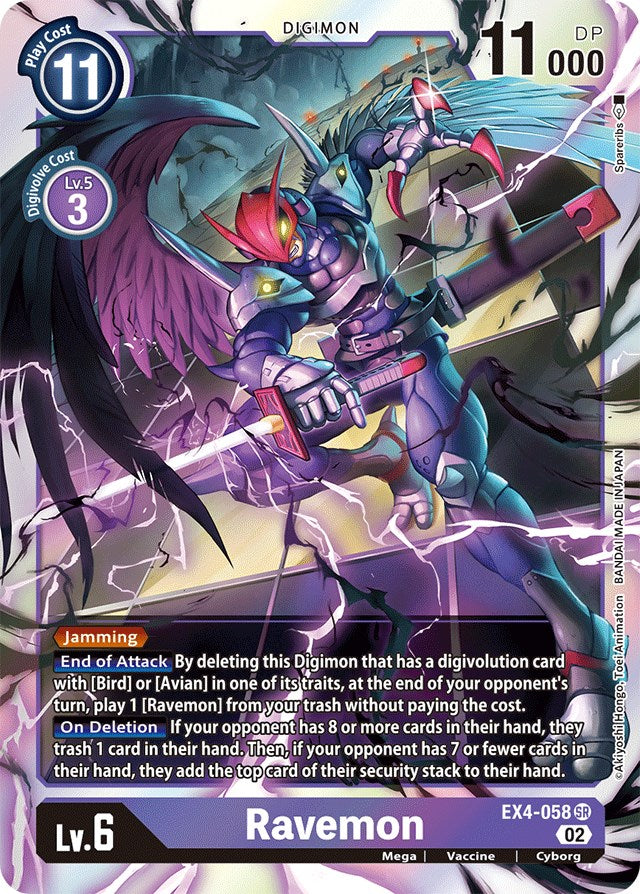 Ravemon [EX4-058] [Alternative Being Booster] | Card Merchant Takapuna