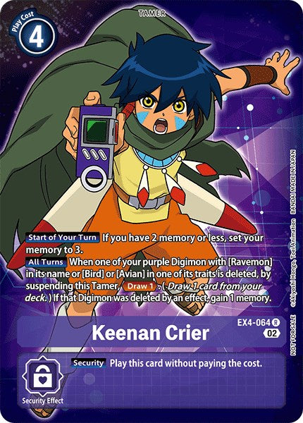 Keenan Crier [EX4-064] (Alternate Art) [Alternative Being Booster] | Card Merchant Takapuna