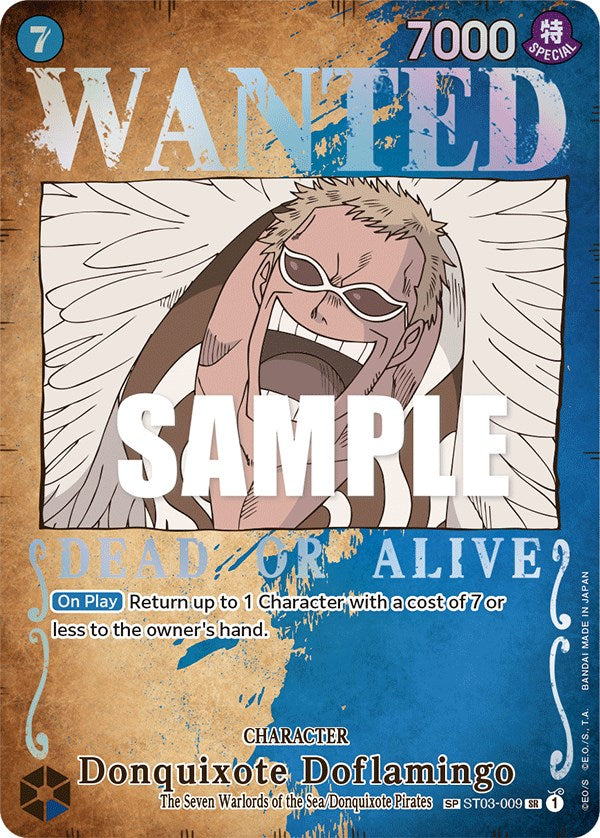 Donquixote Doflamingo (Wanted Poster) [Pillars of Strength] | Card Merchant Takapuna