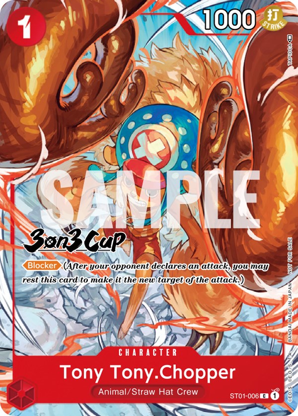 Tony Tony.Chopper (3-on-3 Cup) [Participant] [One Piece Promotion Cards] | Card Merchant Takapuna