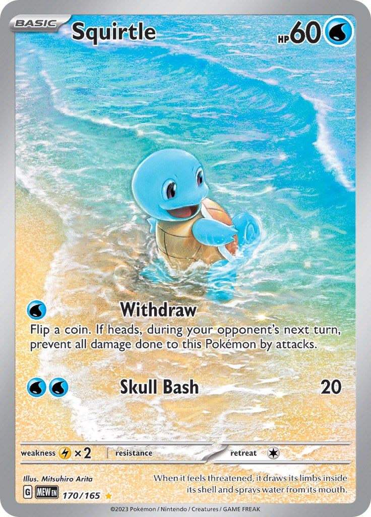 Squirtle (170/165) [Scarlet & Violet 151] | Card Merchant Takapuna