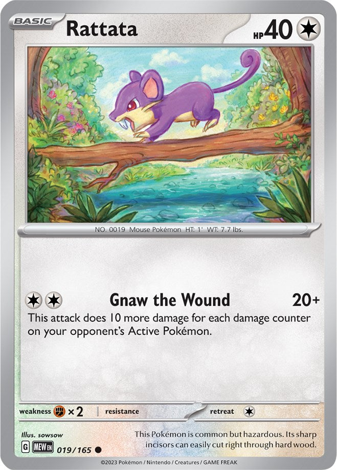 Rattata (019/165) [Scarlet & Violet 151] | Card Merchant Takapuna