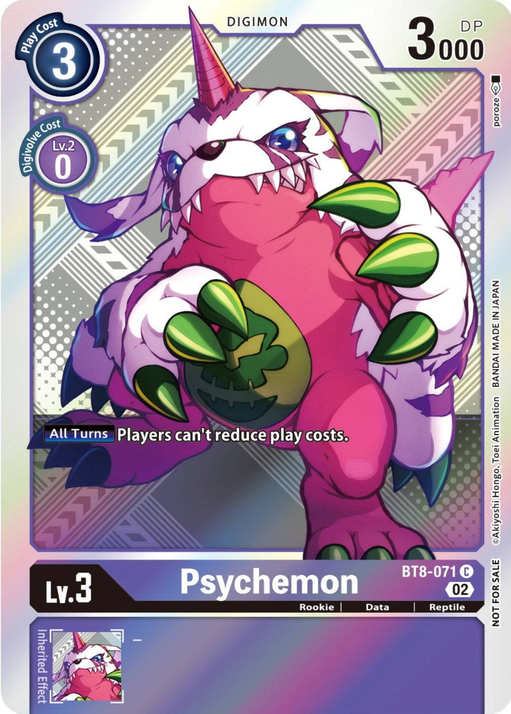 Psychemon [BT8-071] (Versus Royal Knight Booster Pre-Release Pack) [New Awakening Promos] | Card Merchant Takapuna