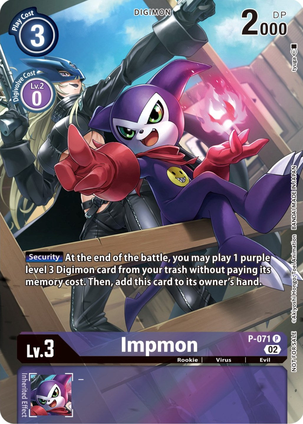 Impmon [P-071] (Official Tournament Pack Vol. 10) [Promotional Cards] | Card Merchant Takapuna