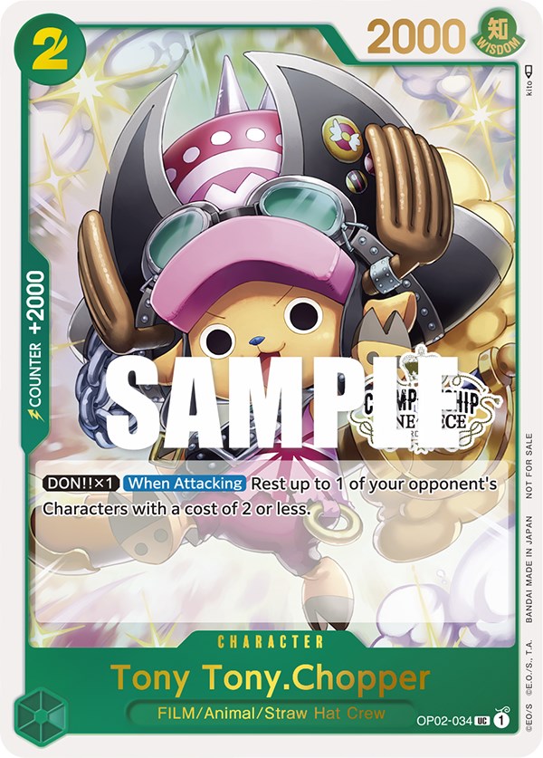 Tony Tony.Chopper (Store Championship Participation Pack) [One Piece Promotion Cards] | Card Merchant Takapuna