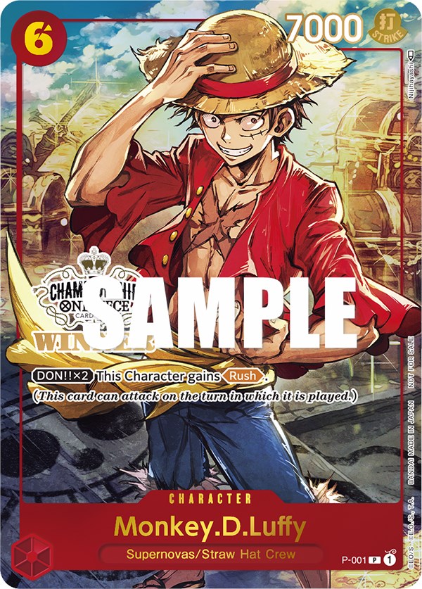 Monkey.D.Luffy (Store Championship Trophy Card) [One Piece Promotion Cards] | Card Merchant Takapuna