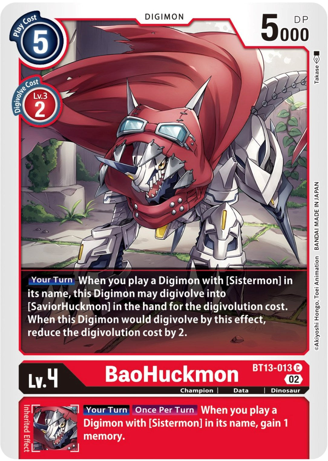 BaoHuckmon [BT13-013] [Versus Royal Knights Booster] | Card Merchant Takapuna