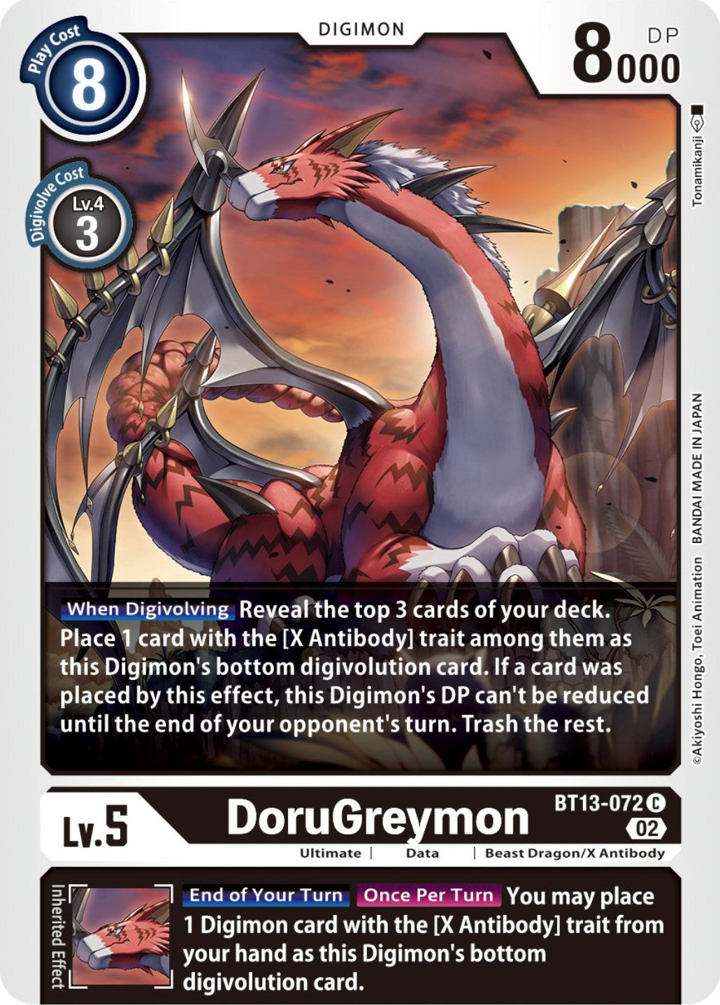 DoruGreymon [BT13-072] [Versus Royal Knights Booster] | Card Merchant Takapuna