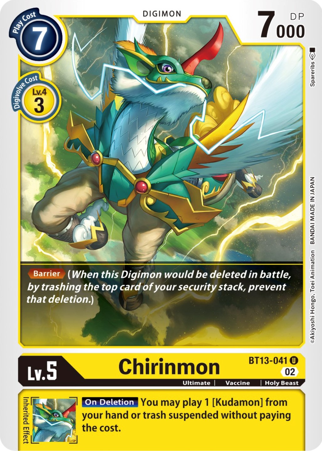 Chirinmon [BT13-041] [Versus Royal Knights Booster] | Card Merchant Takapuna