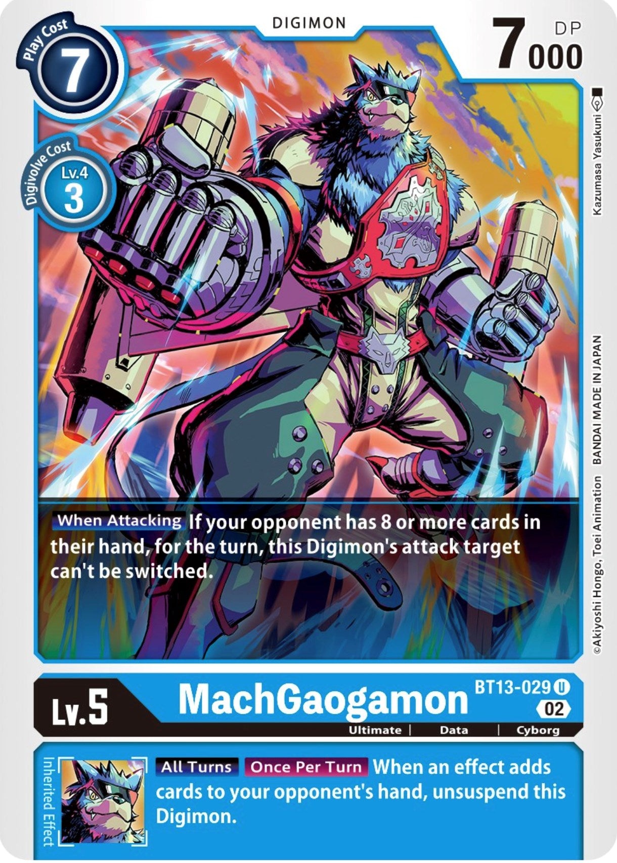 MachGaogamon [BT13-029] [Versus Royal Knights Booster] | Card Merchant Takapuna