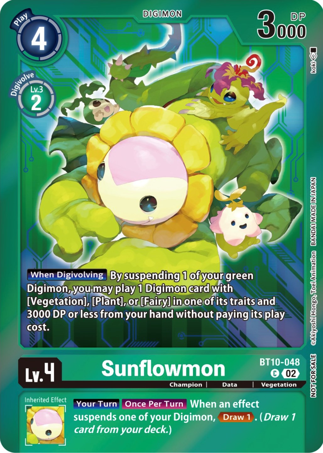 Sunflowmon [BT10-048] (Event Pack 5) [Xros Encounter Promos] | Card Merchant Takapuna