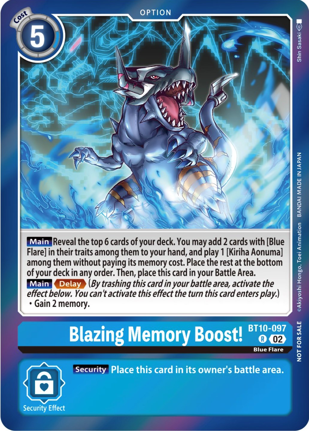 Blazing Memory Boost! [BT10-097] (Event Pack 5) [Xros Encounter Promos] | Card Merchant Takapuna